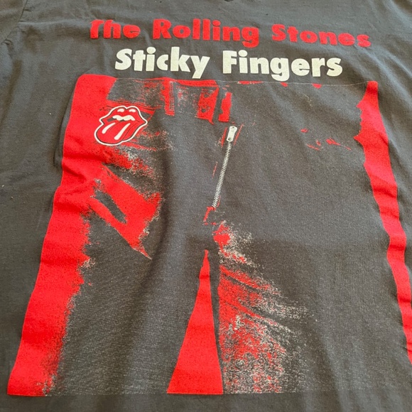 ROLLING STONES "STICKY FINGERS" Tour 2015 T-shirt XL - Picture 4 of 8